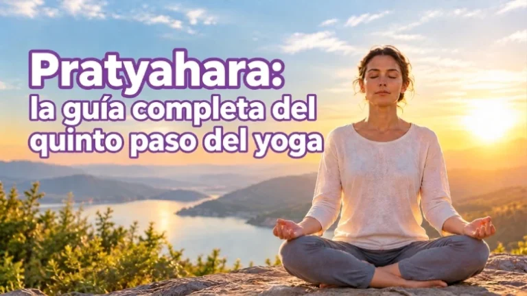 Guía completa de Pratyahara, el quinto paso del Óctuple Sendero del yoga.